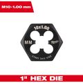 Product Image of M10-1.00 mm 1" Hex Threading Die, 49-57-5354