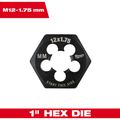 Product Image of M12-1.75 mm 1" Hex Threading Die, 49-57-5358