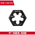 Product Image of M12-1.25 mm 1" Hex Threading Die, 49-57-5361