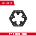 Product Image of 1/2" -20 NF 1" Hex Threading Die, 49-57-5362