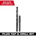Product Image of 3/8" -16 NC Straight Flute Plug Tap & 5/16" Drill Bit, 49-57-5548