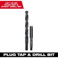 Product Image of 1/2" -13 NC Straight Flute Plug Tap & 27/64" Drill Bit, 49-57-5560