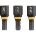 Product Image of SHOCKWAVE Impact Duty 3/8" x 1" Insert Magnetic Nut Driver (Pack of 3), 49-66-4515
