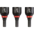 Product Image of SHOCKWAVE Impact Duty 1/2" x 1" Insert Magnetic Nut Driver (Pack of 3), 49-66-4517