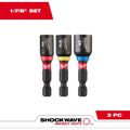 Product Image of 3 Piece SHOCKWAVE Impact Duty 1-7/8" Magnetic Nut Driver Set, 49-66-4561