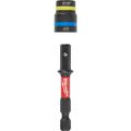 Product Image of SHOCKWAVE Impact Duty 5/16" and 3/8" x 2-1/2" QUIK-CLEAR 2-in-1 Magnetic Nut Driver (Pack of 25)