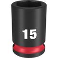 Product Image of SHOCKWAVE Impact Duty 3/8" Drive 15MM Standard 6 Point Socket, 49-66-6139