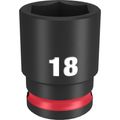 Product Image of SHOCKWAVE Impact Duty 3/8" Drive 18MM Standard 6 Point Socket, 49-66-6142