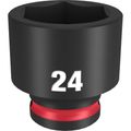 Product Image of SHOCKWAVE Impact Duty 3/8" Drive 24MM Standard 6 Point Socket, 49-66-6147
