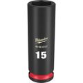 Product Image of SHOCKWAVE Impact Duty 3/8" Drive 15MM Deep 6 Point Socket, 49-66-6157