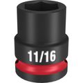 Product Image of SHOCKWAVE Impact Duty 1/2" Drive 11/16" Standard 6 Point Socket, 49-66-6205