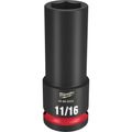 Product Image of SHOCKWAVE Impact Duty 1/2" Drive 11/16" Deep 6 Point Socket, 49-66-6225