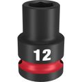 Product Image of SHOCKWAVE Impact Duty 1/2" Drive 12MM Standard 6 Point Socket, 49-66-6244