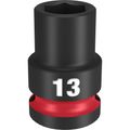 Product Image of SHOCKWAVE Impact Duty 1/2" Drive 13MM Standard 6 Point Socket, 49-66-6245