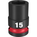 Product Image of SHOCKWAVE Impact Duty 1/2" Drive 15MM Standard 6 Point Socket, 49-66-6247