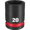 Product Image of SHOCKWAVE Impact Duty 1/2" Drive 20MM Standard 6 Point Socket, 49-66-6252
