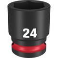 Product Image of SHOCKWAVE Impact Duty 1/2" Drive 24MM Standard 6 Point Socket, 49-66-6256