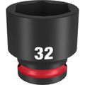 Product Image of SHOCKWAVE Impact Duty 1/2" Drive 32MM Standard 6 Point Socket, 49-66-6264