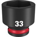 Product Image of SHOCKWAVE Impact Duty 1/2" Drive 33MM Standard 6 Point Socket, 49-66-6265
