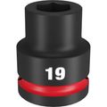 Product Image of SHOCKWAVE Impact Duty 3/4" Drive 19MM Standard 6 Point Socket, 49-66-6357