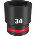Product Image of SHOCKWAVE Impact Duty 3/4" Drive 34MM Standard 6 Point Socket, 49-66-6372