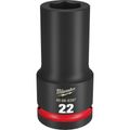 Product Image of SHOCKWAVE Impact Duty 3/4" Drive 22MM Deep 6 Point Socket, 49-66-6397