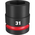 Product Image of SHOCKWAVE Impact Duty 1" Drive 31MM Standard 6 Point Socket, 49-66-6596