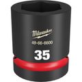 Product Image of SHOCKWAVE Impact Duty 1" Drive 35MM Standard 6 Point Socket, 49-66-6600