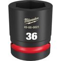 Product Image of SHOCKWAVE Impact Duty 1" Drive 36MM Standard 6 Point Socket, 49-66-6601