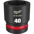 Product Image of SHOCKWAVE Impact Duty 1" Drive 40MM Standard 6 Point Socket, 49-66-6603