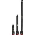 Product Image of 3 Piece SHOCKWAVE Impact Duty 3/8" Drive Extension Set, 49-66-6714