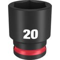 Product Image of SHOCKWAVE Impact Duty 3/8" Drive 20MM Standard 6 Point Socket, 49-66-6737