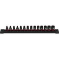 Product Image of 14 Piece SHOCKWAVE Impact Duty Metric Standard 6 Point Socket Set, 49-66-7002