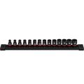 Product Image of 14 Piece SHOCKWAVE Impact Duty 3/8" Drive Metric Standard 6 Point Socket Set, 49-66-7007