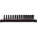 Product Image of 14 Piece SHOCKWAVE Impact Duty 3/8" Drive Metric Deep 6 Point Socket Set, 49-66-7008