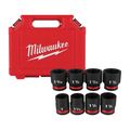 Product Image of 8 Piece SHOCKWAVE Impact Duty 3/4" Drive SAE Standard 6 Point Socket Set, 49-66-7017