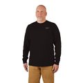 Product Image of Black FREEFLEX Hybrid Work Tee - Long Sleeve (XL), 604B-XL