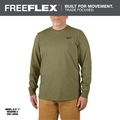 Product Image of FREEFLEX Hybrid Work Tee - Long Sleeve (Small) 604GN-S