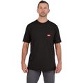 Product Image of GRIDIRON Pocket T-Shirt - Short Sleeve Black (Medium) 605B-M