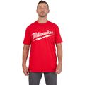 Product Image of Heavy Duty Tee - Short Sleeve Logo Red (Large) 607R-L