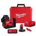 Product Image of M12 Green 360 Degree 3-Plane Laser w/Automatic Alignment & Receiver