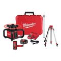 Product Image of M18 Red Exterior Rotary Laser Level Kit w/ Receiver, Tripod, & Grade Rod