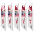 Product Image of 4" 24 TPI Thin Kerf SAWZALL Blades (5 Pack)