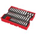 Product Image of 77 Piece 1/4", 3/8" & 1/2" Drive Metric Socket Set w/ Tray for PACKOUT Drawers, 48-22-0150