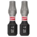 Product Image of 1" T25 SHOCKWAVE Impact Duty Insert Bits (2 Pack)