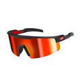 Product Image of Polarized Wraparound Safety Glasses w/ Red Mirrored Dual Coat Lenses, 48-73-2501