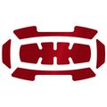 Product Image of 5 Piece BOLT Reflective Sticker Set - Red