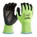 Product Image of High Visibility Cut Level 2 Polyurethane Dipped Gloves (L)