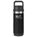 Product Image of PACKOUT 18 oz. Insulated Bottle w/ Chug Lid (Black), 48-82-8382BX