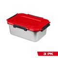 Product Image of 3-Pack Stainless Steel Containers for M18 Jobsite Lunch Warmer, 49-16-0203